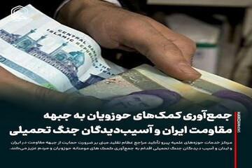 عکس نوشت| جمع‌آوری کمک‌های حوزویان به جبهه مقاومت ایران و آسیب‌دیدگان جنگ تحمیلی