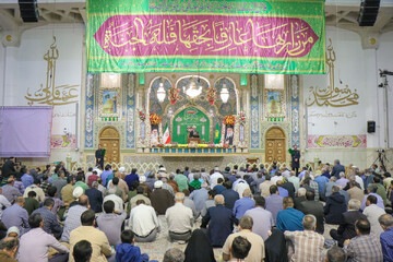 تصاویر/ مراسم شام ولادت حضرت فاطمه معصومه سلام‌الله‌علیها در حرم مطهر