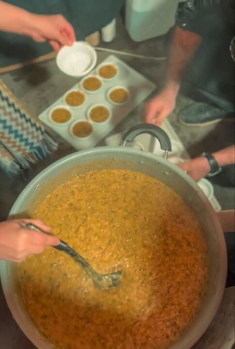 تصاویر / گوشه ای از فعالیت های موکبها در تجمعات شبانه شهرستان آمل