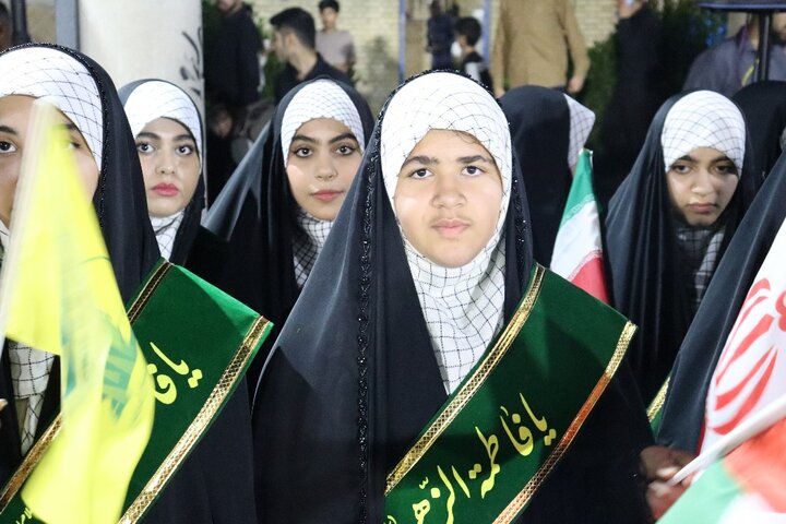 تصاویر/ رژه دختران شقایق‌های ظهور در دیّر