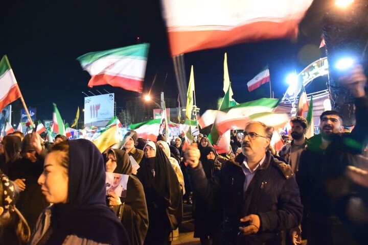 تصاویر / حضور و سخنرانی رئیس سازمان بسیج اساتید، طلاب و روحانیون کشور در جمع اجتماع کنندگان منطقه ائل گلی تبریز