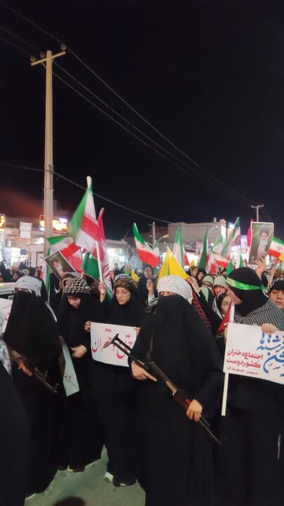 تصاویر/ رژه دختران جانفدا در چغادک