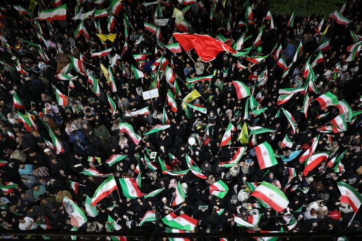 تصاویر/ اجتماع دختران جان فدای ایران