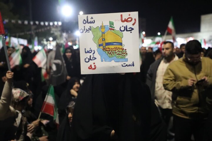 تصاویر/ چهل و نهمین شب تجمع «شب‌های اقتدار» در سمنان