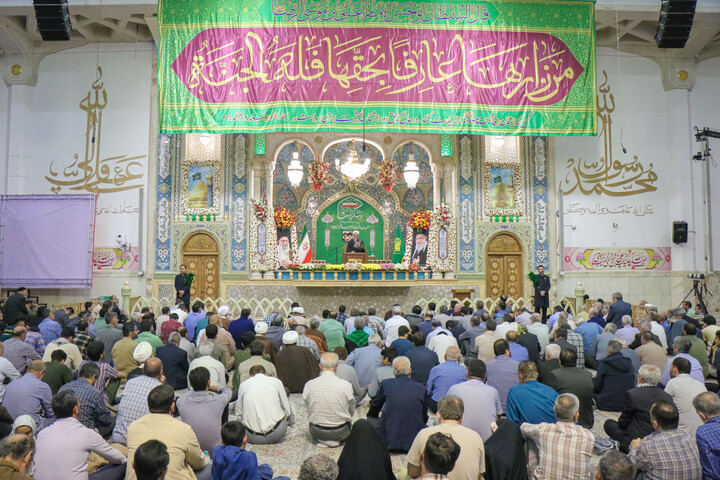 تصاویر/ مراسم شام ولادت حضرت فاطمه معصومه سلام‌الله‌علیها در حرم مطهر