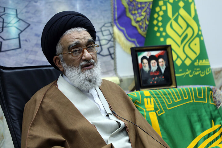دیدار خادمان حرم امام رضا(ع) با تولیت حرم بانوی کرامت
