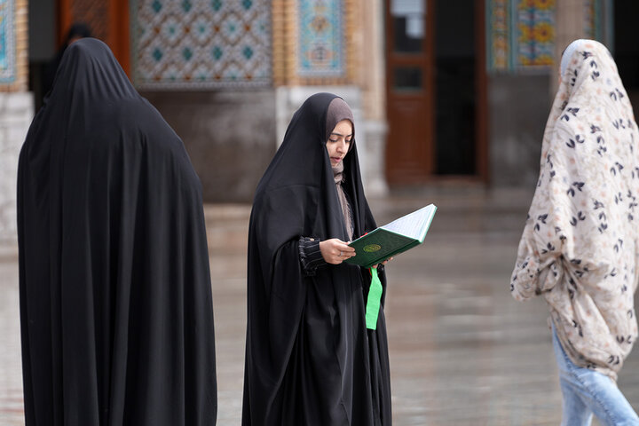 اشک شوق آسمان قم در سالروز میلاد حضرت معصومه (س)