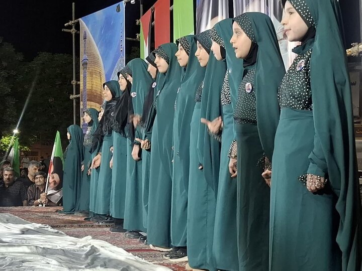 تصاویر/ پنجاهمین تجمع شبانه مردمی شهرستان کاشان