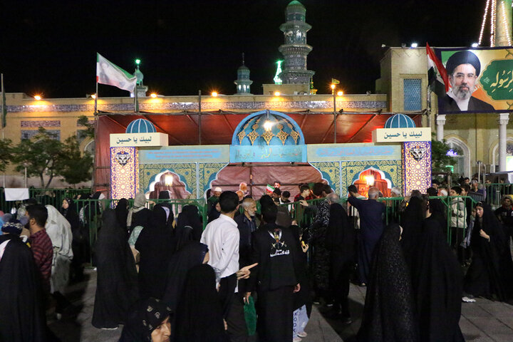 اطعام ۱۵۰ هزار زائر حرم بانوی کرامت در روز میلاد ملیکه قم