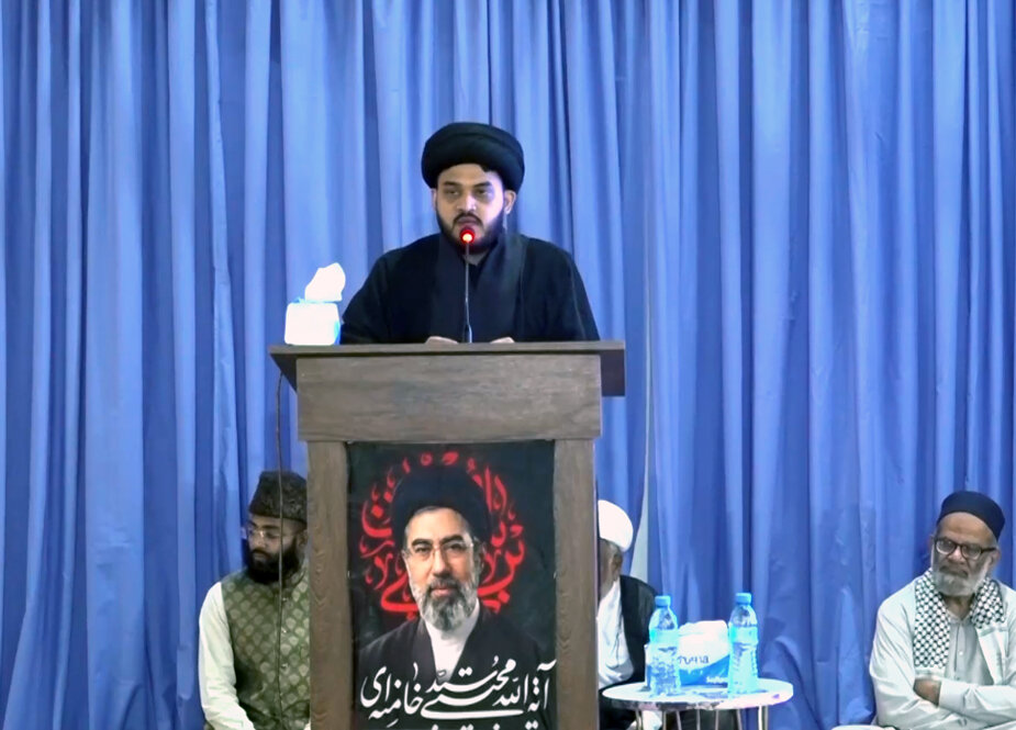 برگزاری مراسم گرامیداشت امام خامنهای در کراچی پاکستان