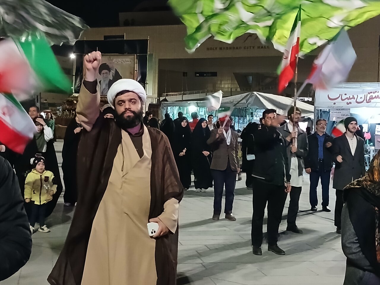 چهل ونهمین اجتماع مردمی در عرصه میدان شهدا مشهد