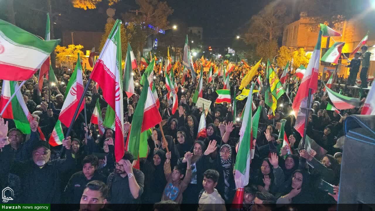 فیلم| حضور زرندی ها در شب پنجاهم از جنگ رمضان