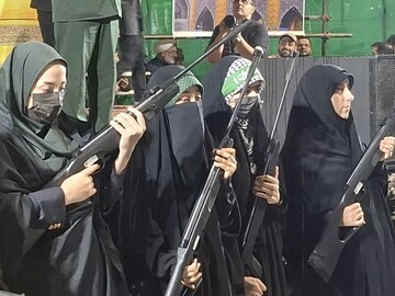 فیلم |  رزمایش دختران جان فدای ایران در کاشان