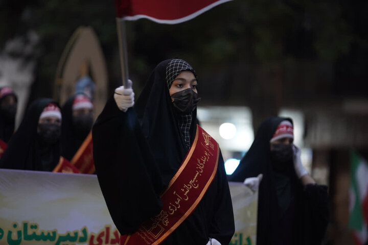 تصاویر/ اجتماع و رزمایش بزرگ دختران شهریار