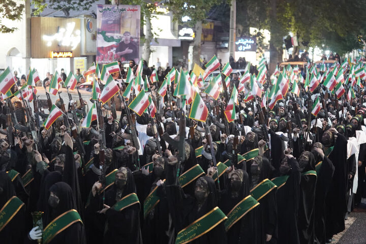 تصاویر/ اجتماع و رزمایش بزرگ دختران شهریار