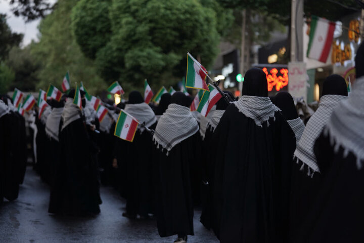 تصاویر/ اجتماع و رزمایش بزرگ دختران شهریار