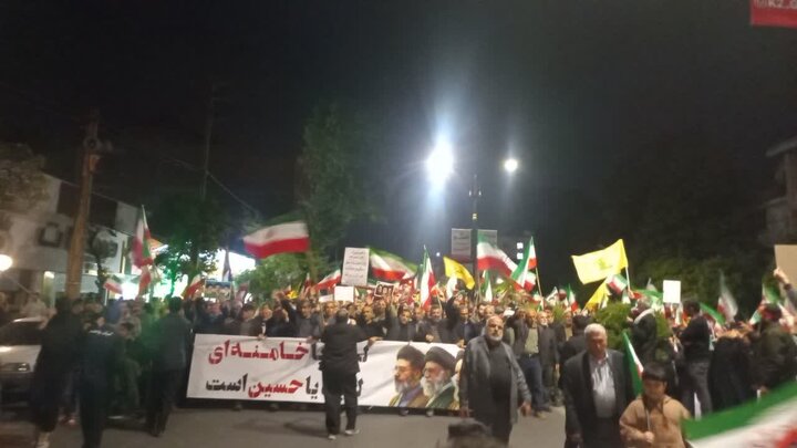 تصاویر| حماسه هزاران نفر از مردم بابل در اجتماع شبانه سی فروردین