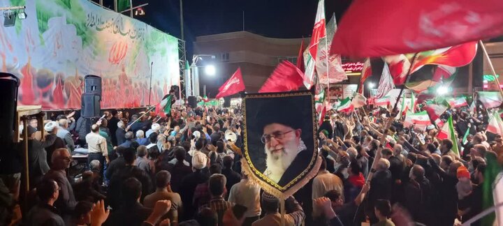 تصاویر| چهل ونهمین تجمع شبانه مردمی شهرستان آران وبیدگل