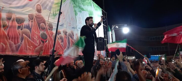 تصاویر| چهل ونهمین تجمع شبانه مردمی شهرستان آران وبیدگل