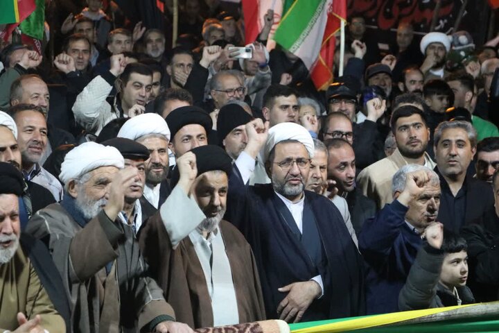 تصاویر/ تجمع مردم ماکو در حمایت از نظام اسلامی