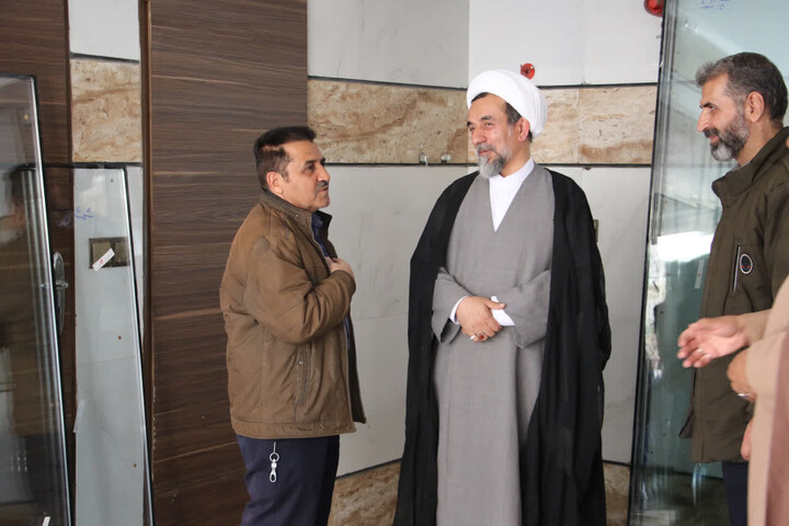 تصاویر|بازدید حجت‌الاسلام والمسلمین خطاط از منازل آسیب دیده و فعالیت گروه های جهادی
