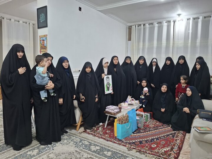 تصاویر/ تجلیل از دختر شهید جنگ رمضان در شهرستان جم