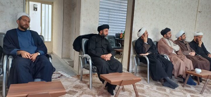 اجتماع طلاب و روحانیون در شهرستان فلارد