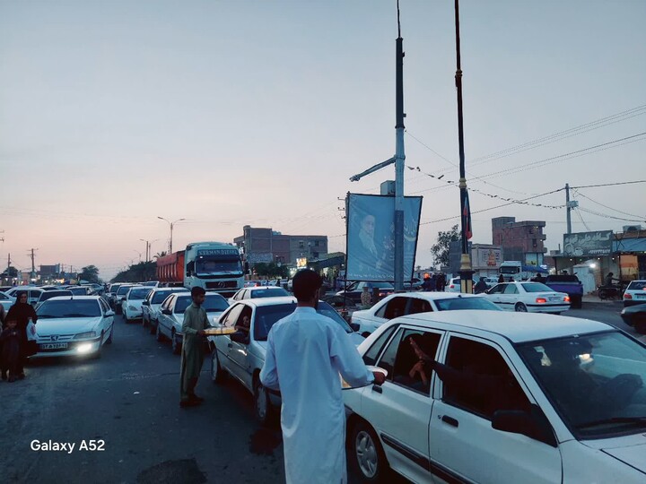 تصاویر/فعالیت موکب طلاب جازموریان
