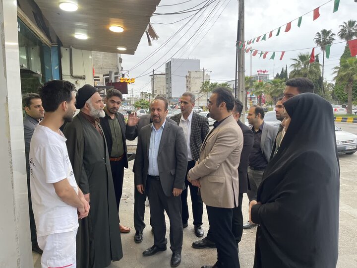 تصاویر/ سرکشی امام جمعه شهرستان نوشهر و مسئولان از نانواییها و فروشگاه های شهرستان