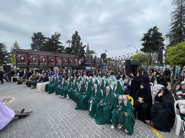 تصاویر/ حضور امام جمعه شهرستان نوشهر در اجتماع بزرگ دختران جان فدای ایران