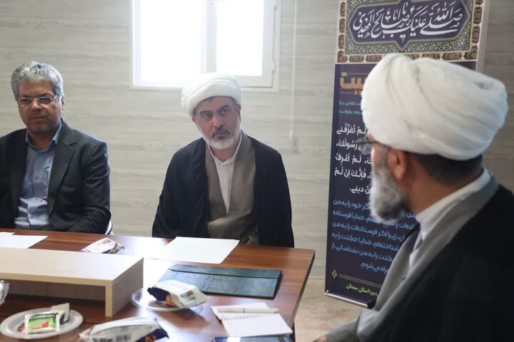 تصاویر/ نماینده ولی‌فقیه در استان سمنان در بازدید از بنیاد فرهنگی مهدی موعود(عج)
