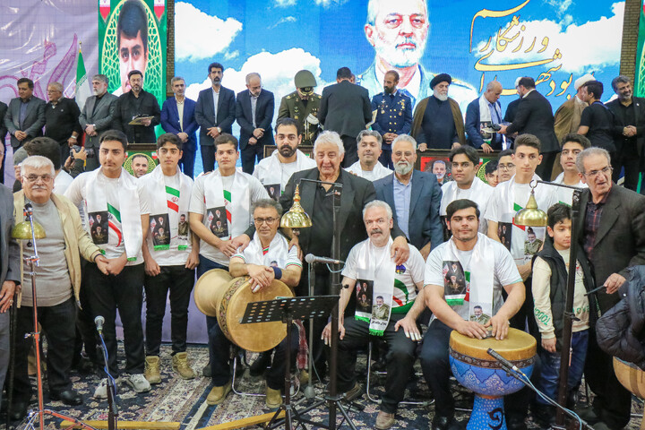 تصاویر/ مراسم یادبود پهلوان آقا رحیم موسوی