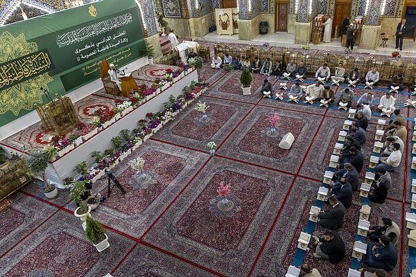 The Al-Abbas Holy Shrine holds a Quranic gathering in celebration of the birth anniversary of Lady Fatima al-Masoumeh