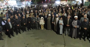 تصاویر/ اجتماع مردمی شهرستان چایپاره مشتی محکم بر دهان دشمن