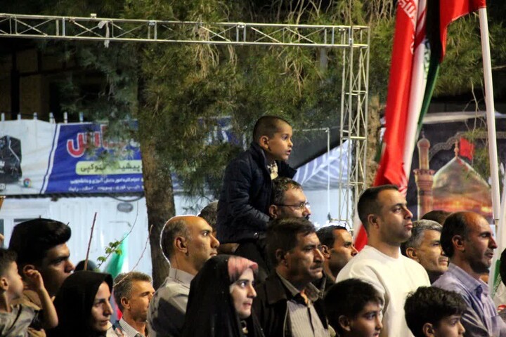 تصاویر/ حضور سیرجانی ها در شب پنجاه یکم از جنگ رمضان
