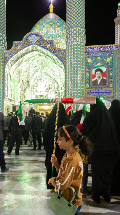 تصاویر/ اجتماع بزرگ دختران جان فدای ایران در هلال بن علی(ع)
