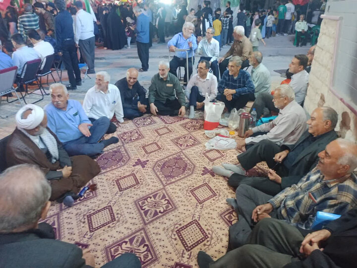 تصاویر/ حضور امام جمعه برازجان در تجمع مردمی