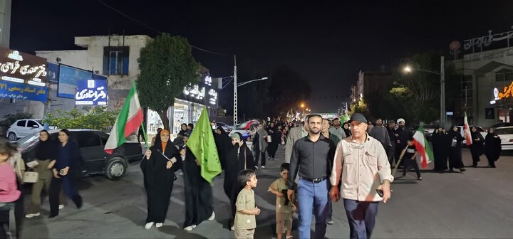 تصاویر/ حضور جیرفتی ها در شب پنجاه یکم از جنگ رمضان