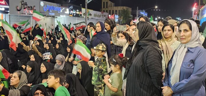 تصاویر/ حضور جیرفتی ها در شب پنجاه یکم از جنگ رمضان