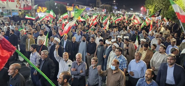 تصاویر/ حضور جیرفتی ها در شب پنجاه یکم از جنگ رمضان
