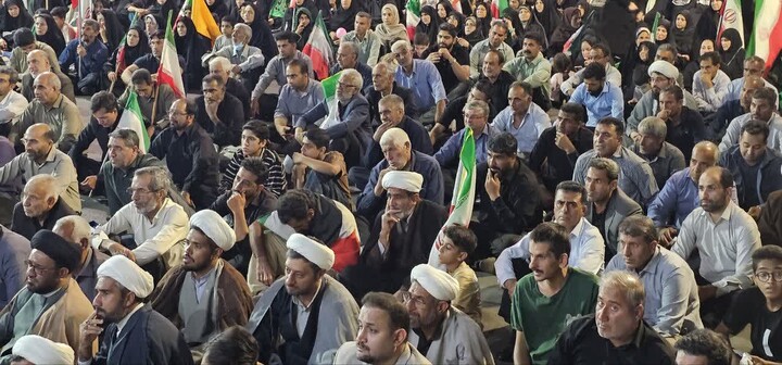 تصاویر/ حضور جیرفتی ها در شب پنجاه یکم از جنگ رمضان