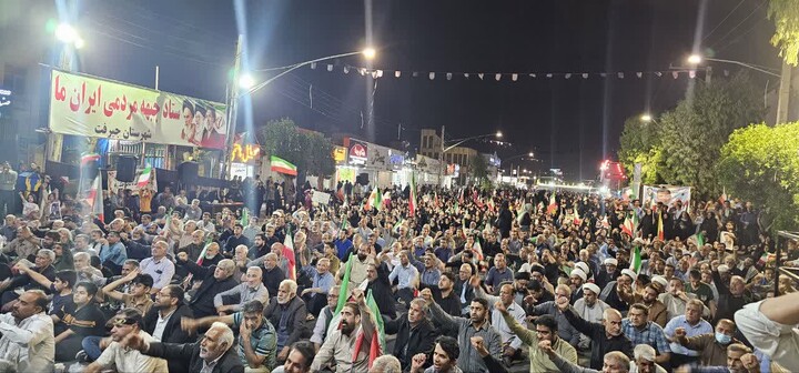 تصاویر/ حضور جیرفتی ها در شب پنجاه یکم از جنگ رمضان