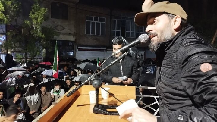 تصاویر/ عهدی دوباره با ولایت شهرستان میاندوآب در اجتماع باشکوه  پنجاه و دومین شب