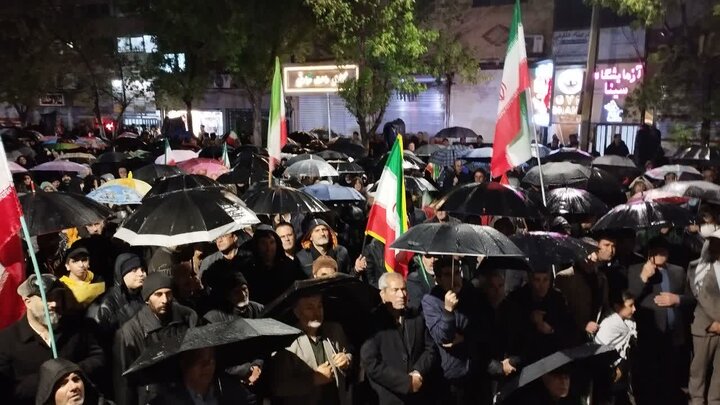 تصاویر/ عهدی دوباره با ولایت شهرستان میاندوآب در اجتماع باشکوه  پنجاه و دومین شب