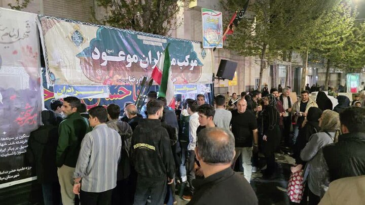 تصاویر/ تداوم خدمت رسانی در موکب مدرسه علمیه امام رضا (ع) میاندوآب