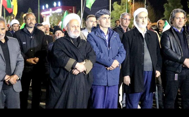 تصاویر/ تجمع مردم بخش نازلو در تجدید عهد  با آرمانهای رهبر شهید