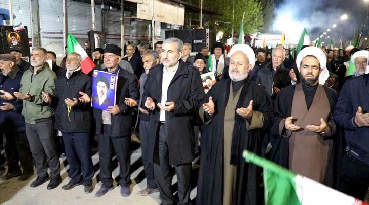تصاویر/ تجمع مردم بخش نازلو در تجدید عهد  با آرمانهای رهبر شهید