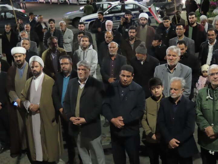 تصاویر/ اجتماع مردمی شهرستان چایپاره مشتی محکم بر دهان دشمن