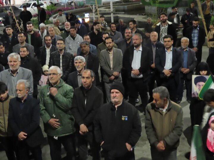 تصاویر/ اجتماع مردمی شهرستان چایپاره مشتی محکم بر دهان دشمن