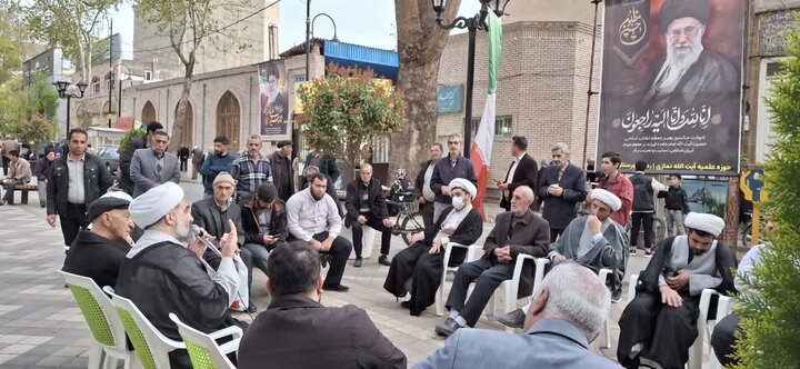 تصاویر/ فعالیت طلاب و اساتید مدرسه علمیه آیت الله نمازی خوی در ایام جنگ رمضان